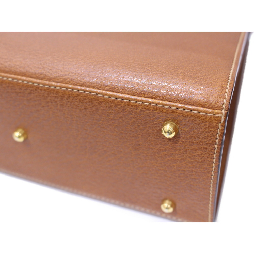 GUCCI Ladylock 2way handbag shoulder bag brown Camel Tan lock - Picture 5 of 7